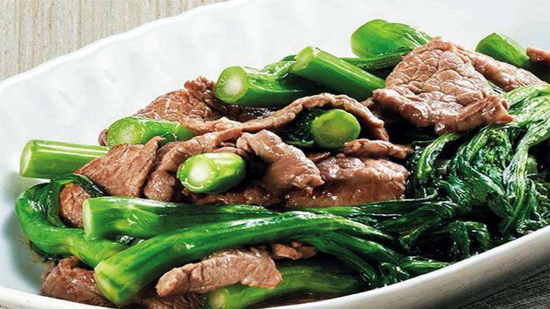杂菜炒牛肉 Seasonal Vegetables w/beef